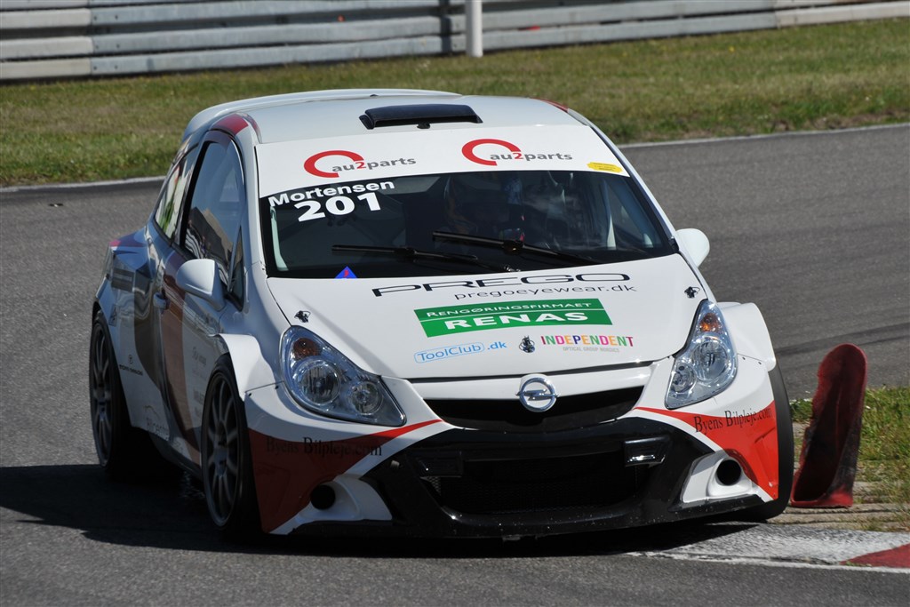 Det blev kun i træningen og tidtagningen at Martin Vedel Mortensen fik kørt i sin racer
(Foto: Morten Alstrup)